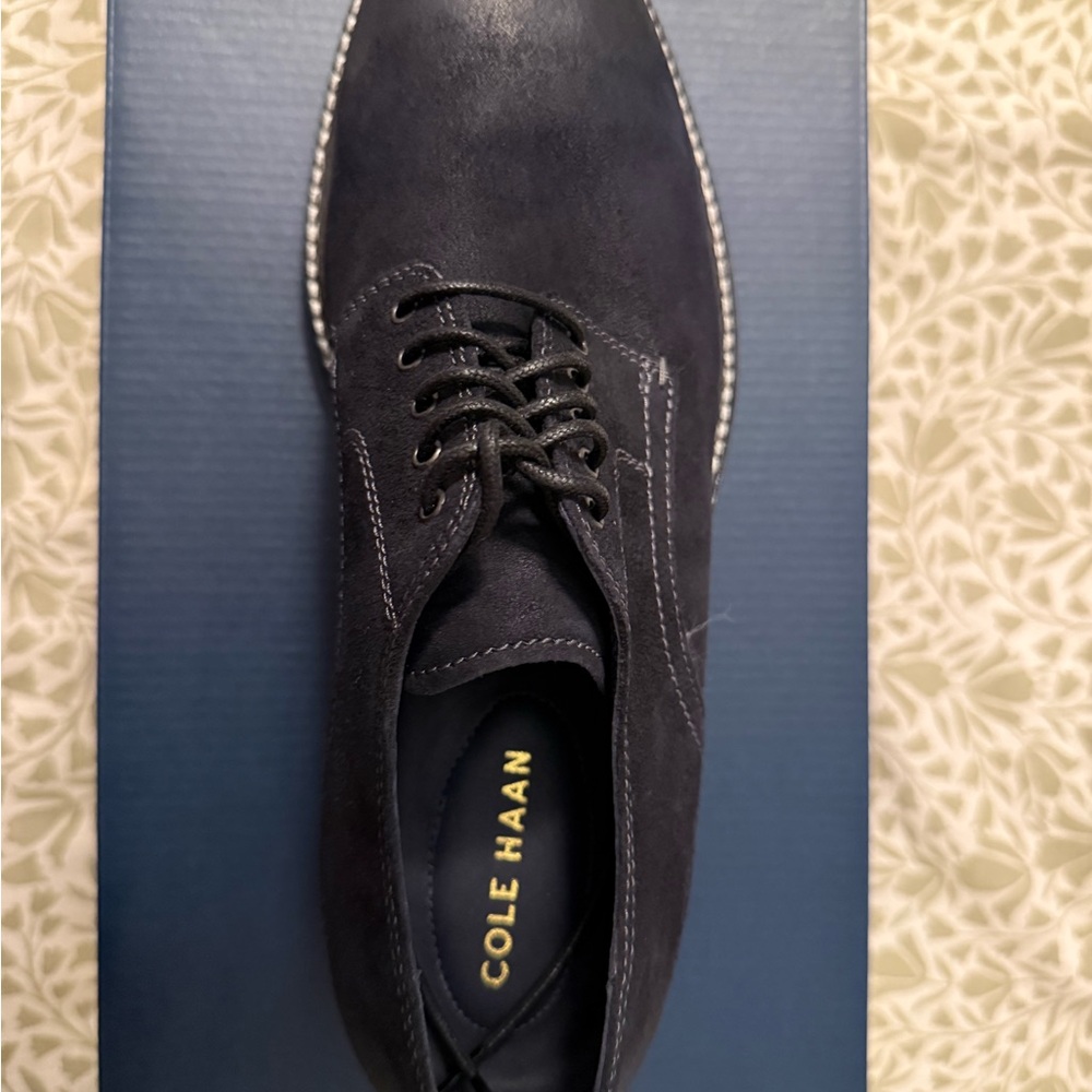 Cole Haan Men's Dark Blue Oxfords